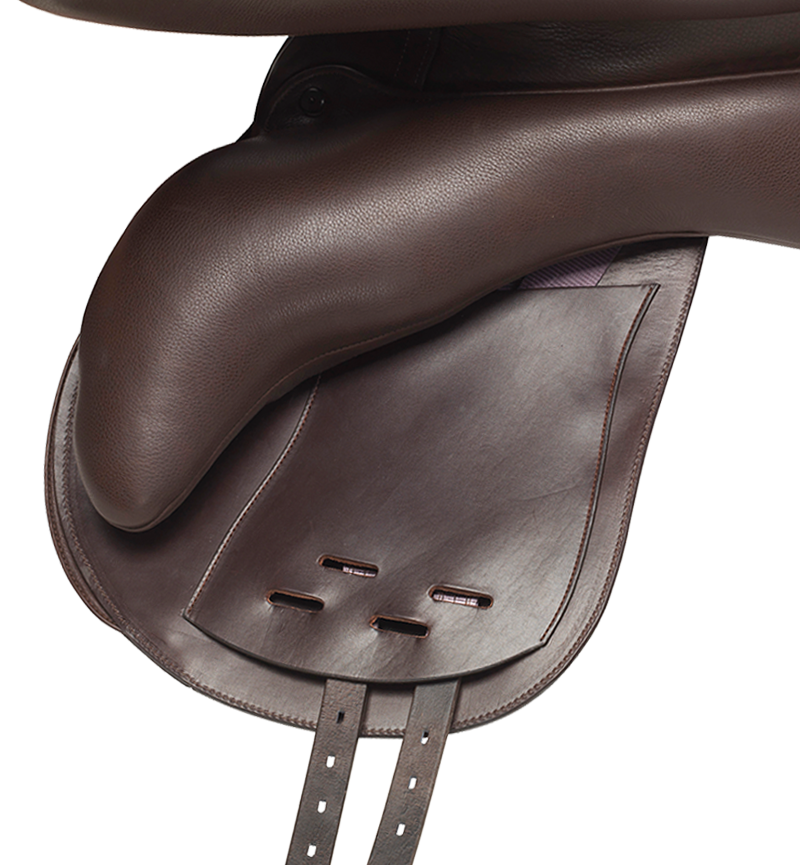 Fairfax Classic Monoflap Saddle XC Large Block - Brown-1